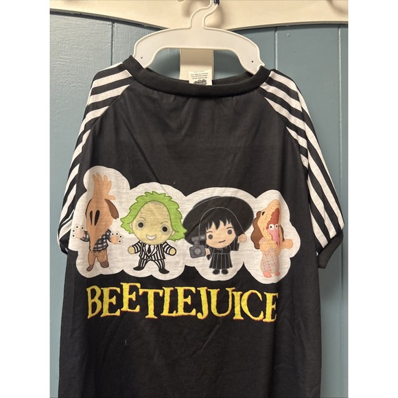 Halloween pet beetlejuice dog Clothing T-shirt Size XL X-Large - Picture 2 of 5